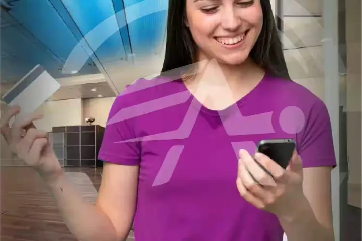 Fintech banking app interface